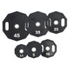 Fitness First Urethane Grip Weight Plate 2.5-45 lbs, Black (F1RGWP 25 LBS) view 1