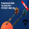SHOT TAKER CO. EST. 2017 6pc Steel Tip Darts Set - Professional Darts Steel Tip for Dartboard - Includes Barrels + Plastic/Aluminum Shafts + O'Rings + Flights + Sharpener + Wrench (22g-GMC N-10417) view 2