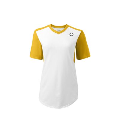 EvoShield Women's E810 V-Neck Pullover Jersey, Light Gold - Medium