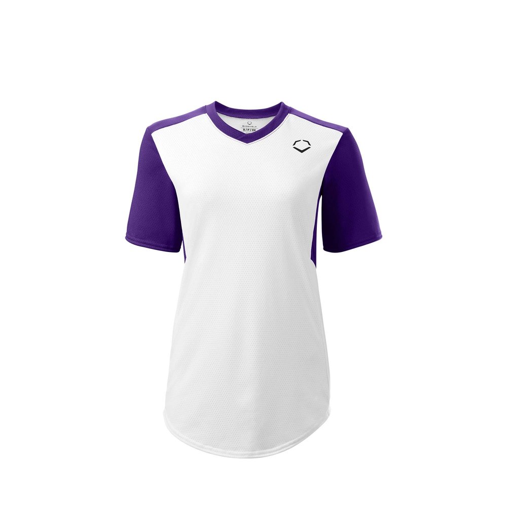 EvoShield Women's E810 V-Neck Pullover Jersey, Purple - X-Small