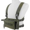OAREA Tactical Chest Rig Vest + MOLLE Military Backpack for Airsoft Shooting Wargame Paintball view 3