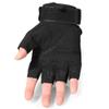 WTACTFUL Tactical Gloves Fingerless Half Finger Gloves for Driving Paintball Airsoft Riding Motorcycle Motorbike Hunting Cycling Work Men Women Size Medium Black view 3