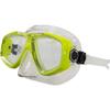 AKONA Vieux Two Lens Mask for Diving and Snorkeling: Specifically Designed for Women and Youth or Adults with Narrow Faces - Yellow view 1