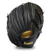 Franklin Sports Baseball and Softball Glove - Field Master - Baseball and Softball Mitt - Adult and Youth Glove - Right Hand Throw - 14" - Black/Gold view 1