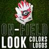 Franklin Sports Georgia Bulldogs Youth College Football Receiver Gloves - Receiver Gloves for Kids - NCAA Team Logos and Silicone Palm - Youth S/XS Pair view 2
