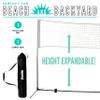 Franklin Sports Portable, Adjustable Height 10ft Wide Net - for Badminton -Kids Volleyball -Pickleball - Tennis view 2