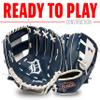 Franklin Sports MLB Youth Teeball Glove and Ball Set - Kids Detroit Tigers Baseball and Teeball Glove and Ball - Perfect First Kids Glove - 9.5" view 2