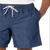 Amazon Essentials Men's 8" Inseam Relaxed-Fit Drawstring Walk Shorts (Available in Plus Size), Dark Wash Chambray, X-Large view 4