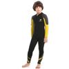 ZCCO Kids Wetsuit,2.5mm Neoprene Diving Suit for Teens,Full Body Swimsuit for Boys and Girls,Long Sleeve One Piece Wet Suit Perfect for Swimming, Surfing, and Water Sports (Black, S) view 2