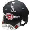 Trade Winds Fire Department Dept Emblem Red Scripture Shadow Black Embroidered Cap CAP652 Hat view 2