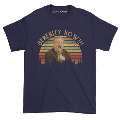 Men's Serenity Now T-Shirt (L, Navy)