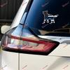 2X Glossy 4'' German Shepherd Thin Blue Line American Flag K9 Dog Decal Sticker Vinyl view 2