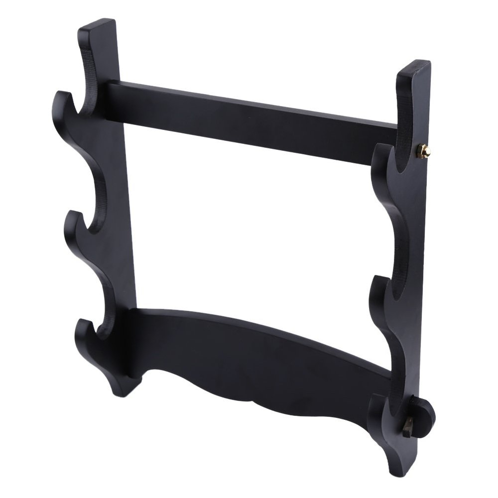 Hztyyier 3 Layer Sword Holder, Wall Mount Display Rack for Samurai Swords, Assembly Bracket Hanger for Katana Wakizashi Tanto