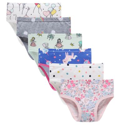 Boboking Kids Soft Cotton Underwear Unicorn Little Girls'Briefs Toddler Undies 6y