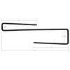Gun Storage Solutions Shelf Kickstands & Holders - Gun Rack, Organize Your Safe and Displays. Works for Pistols and Handguns .22 Cal and Larger (Carry Optic Handgun Hangers Pack of 2) view 2