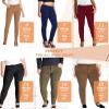 Hybrid & Company Super Comfy Stretch Women 5 Pockets Corduroy Skinny Pants P21950SKX Olive 20 view 4
