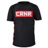 Combat Corner Kids Rash Guard Punch | Choke (Large) for MMA, Martial Arts, Fighting Sports Black view 1