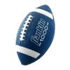 Franklin Sports Junior Size Football - Grip-Rite Youth Footballs - Extra Grip Synthetic Leather Perfect for Kids - Blue and White view 1