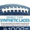 Franklin Sports Junior Size Football - Grip-Rite Youth Footballs - Extra Grip Synthetic Leather Perfect for Kids - Blue/White - 12 Pack Deflated view 3