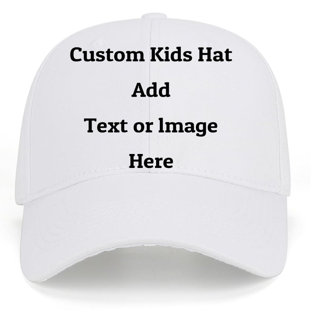 Custom Kid Baseball Caps Personalized Mesh Adjustable Truck Hat Sun Visor Hats