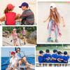 Custom Kid Baseball Caps Personalized Mesh Adjustable Truck Hat Sun Visor Hats view 3