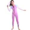 ZCCO Kids Wetsuit,2.5mm Neoprene Diving Suit for Teens,Full Body Swimsuit for Boys and Girls,Long Sleeve One Piece Wet Suit Perfect for Swimming, Surfing, and Water Sports (Pink, S) view 2