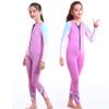 ZCCO Kids Wetsuit,2.5mm Neoprene Diving Suit for Teens,Full Body Swimsuit for Boys and Girls,Long Sleeve One Piece Wet Suit Perfect for Swimming, Surfing, and Water Sports (Pink, S) view 3