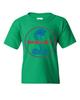 Shelby Cobra Ford Mustang Youth T-Shirt American Muscle Ford Racing Kids Tee Green Medium view 1
