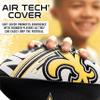 Franklin Sports NFL New Orleans Saints Football - Youth Mini Football - 8.5" Junior Size Ball - SPACELACE Easy Grip Texture- Perfect for Kids view 3