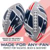 Franklin Sports NFL New England Patriots Football - Youth Football - Mini 8.5" Rubber Ball - Perfect for Kids - Team Logos and Colors view 2