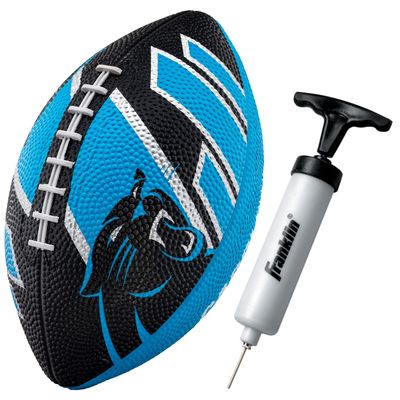 Franklin Sports NFL Carolina Panthers Football - Youth Football - Mini 8.5" Rubber Ball - Perfect for Kids - Team Logos and Colors