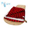 AGEMORE 0 Degree Canvas Sleeping Bag for Fishing, Hunting, Traveling and Camping Particularly in Cold Winter Outdoor with Removable Flannel Liner, Heavy Duty Sleeping Bag for Big and Tall Adults view 2