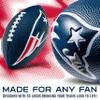 Franklin Sports NFL New England Patriots Football - Kids Foam Football - Soft Junior Size 8.5" Ball with 3D Logos - Perfect for Gameday + Tailgates view 2