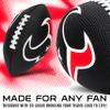 Franklin Sports NFL Houston Texans Football - Kids Foam Football - Soft Junior Size 8.5" Ball with 3D Logos - Perfect for Gameday + Tailgates view 3