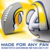 Franklin Sports NFL Los Angeles Rams Football - Kids Foam Football - Soft Junior Size 8.5" Ball with 3D Logos - Perfect for Gameday + Tailgates view 2