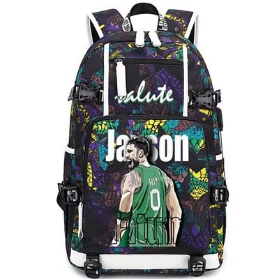 Basketball Player Number 0 Multifunction Backpack Travel Daypack Fans Bag (Style 4)