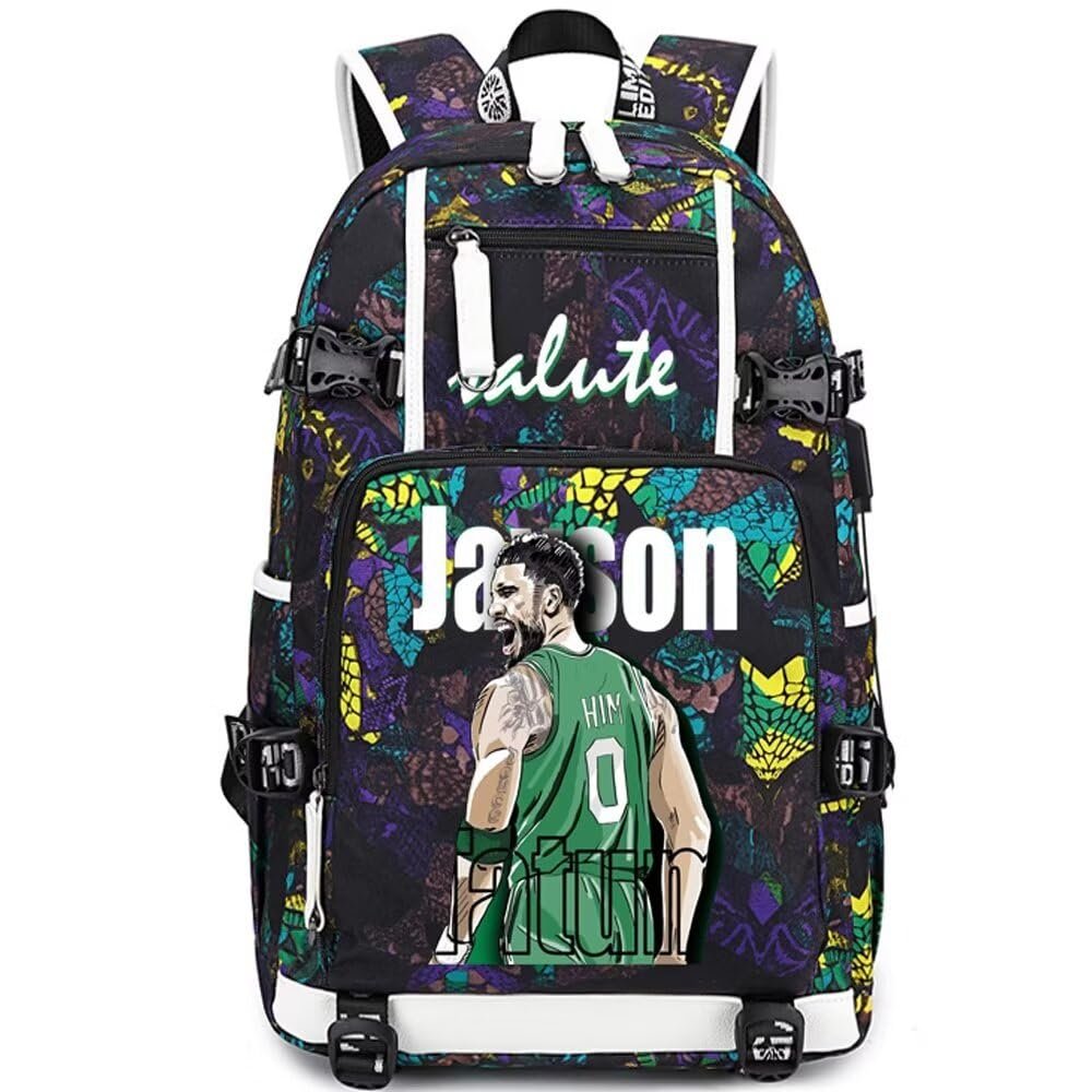 Basketball Player Number 0 Multifunction Backpack Travel Daypack Fans Bag (Style 4)
