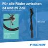 Fischer Unisex  Adults Bicycle Stand Bicycle Rear Stand, Black, Normal view 3
