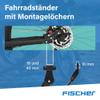 Fischer Unisex  Adults Bicycle Stand Bicycle Rear Stand, Black, Normal view 4