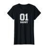 01 Nanny Number 1 One Funny Grandma T-Shirt view 1