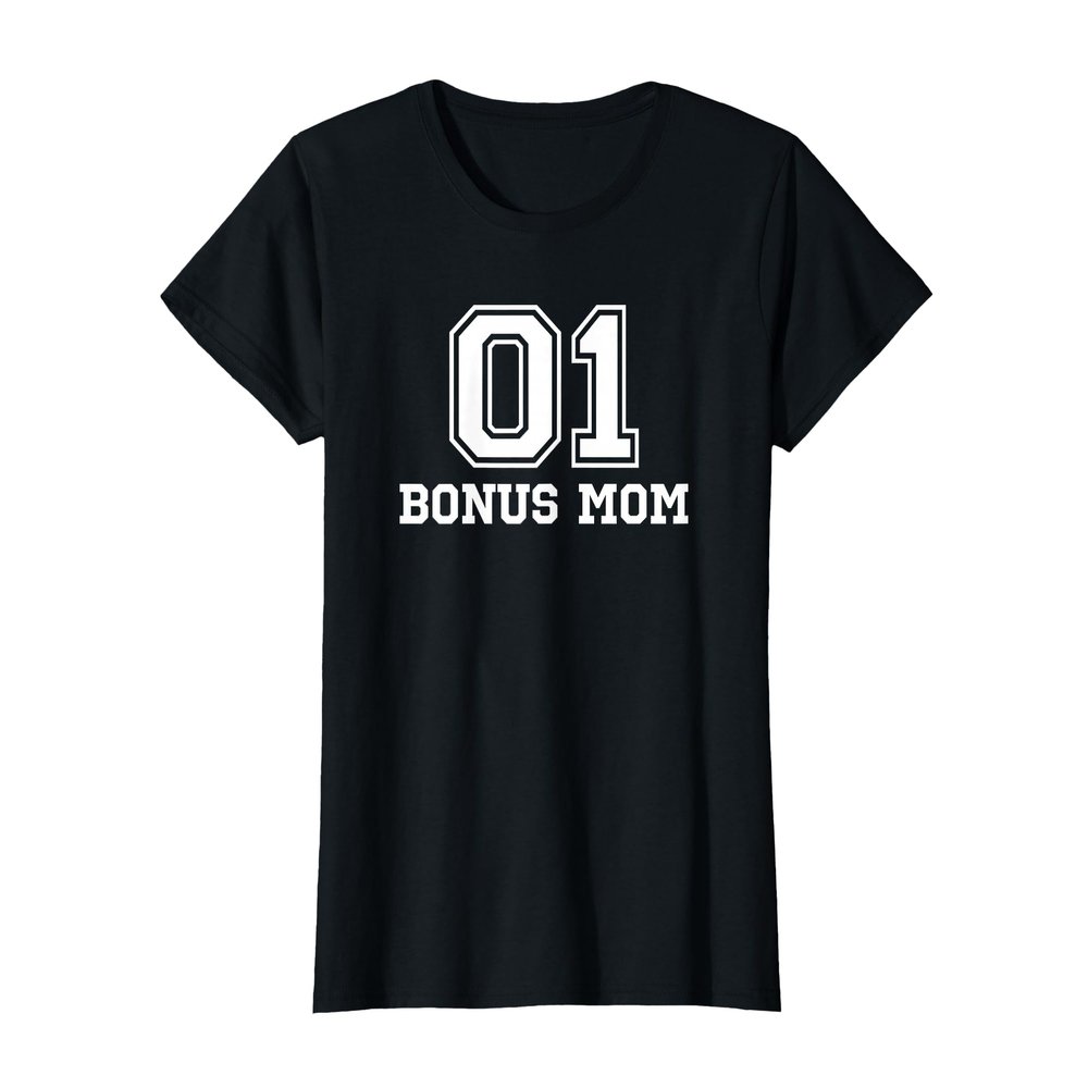 01 Bonus Mom Number 1 One Funny Grandma T-Shirt