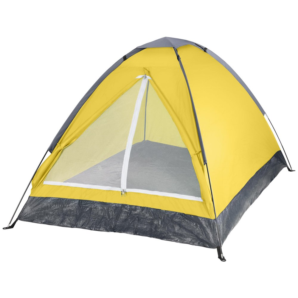 2 Person Camping Tent with Rain Fly and Carrying Bag Lightweight Outdoor Pop Up Tents for Camping Essentials, Music Festivals, Backpacking, Hiking, or Beach Shelter by Wakeman Outdoors
