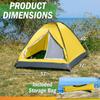 2 Person Camping Tent with Rain Fly and Carrying Bag  Lightweight Outdoor Pop Up Tents for Camping Essentials, Music Festivals, Backpacking, Hiking, or Beach Shelter by Wakeman Outdoors view 2