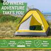2 Person Camping Tent with Rain Fly and Carrying Bag  Lightweight Outdoor Pop Up Tents for Camping Essentials, Music Festivals, Backpacking, Hiking, or Beach Shelter by Wakeman Outdoors view 3