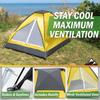 2 Person Camping Tent with Rain Fly and Carrying Bag  Lightweight Outdoor Pop Up Tents for Camping Essentials, Music Festivals, Backpacking, Hiking, or Beach Shelter by Wakeman Outdoors view 4