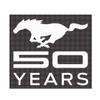 iPick Image for Ford Mustang 50 Years Perforated Unobstructed View 12" Vinyl Window Film Adhesive Wrap Graphic Decal view 1