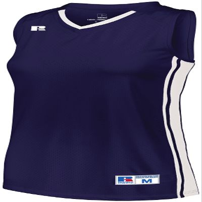 Russell Athletic Ladies Legacy Basketball Jersey Purple/White XL
