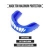 2 Pack Nxtrnd Rush Dual Layer Mouthguard, Custom Fit Sports Mouthpiece for Football, Boxing, MMA, Basketball, Hockey, Lacrosse, Youth & Adult (Blue) view 2