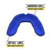 2 Pack Nxtrnd Rush Dual Layer Mouthguard, Custom Fit Sports Mouthpiece for Football, Boxing, MMA, Basketball, Hockey, Lacrosse, Youth & Adult (Blue) view 3