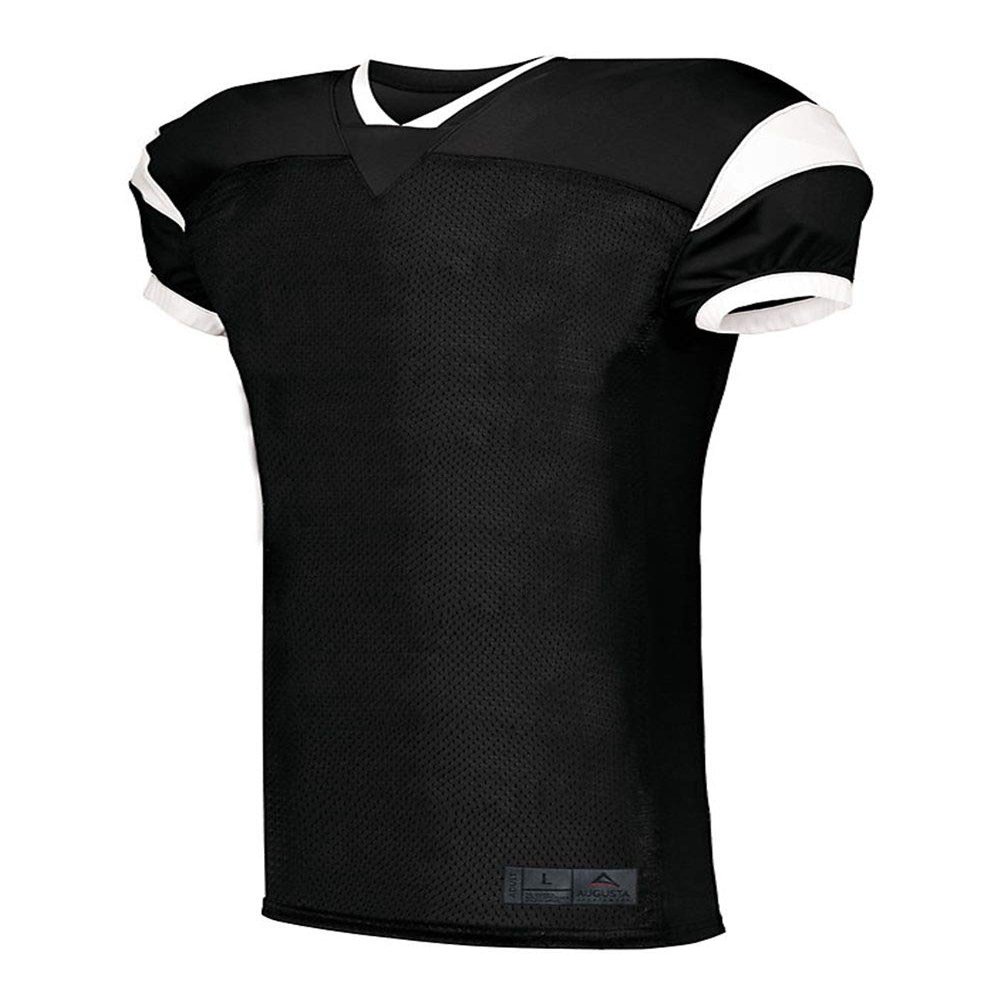 Augusta Sportswear Boys Slant Football Jersey M Black/White